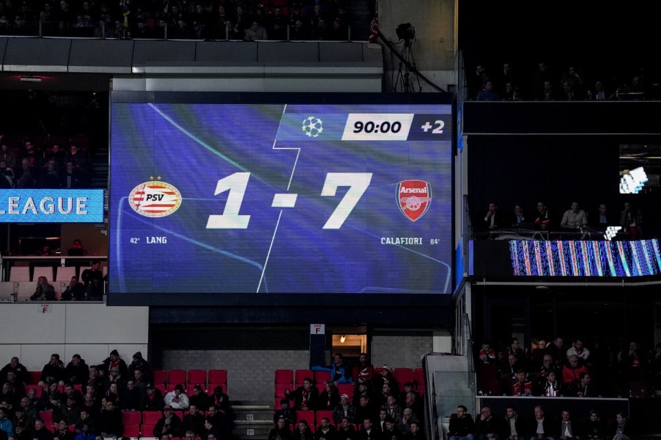 Arsenal vs PSV live stream: How to watch Champions League tie TONIGHT