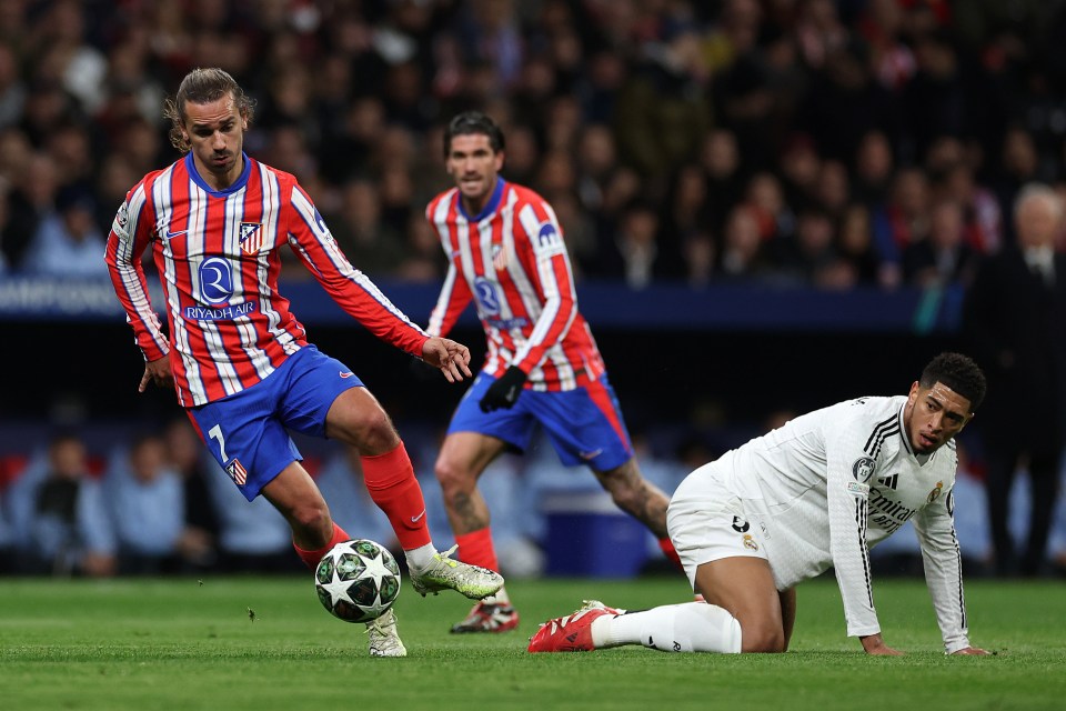 Brutal moment Antoine Griezmann ‘ends Jude Bellingham’s career’ with five seconds of pure genius