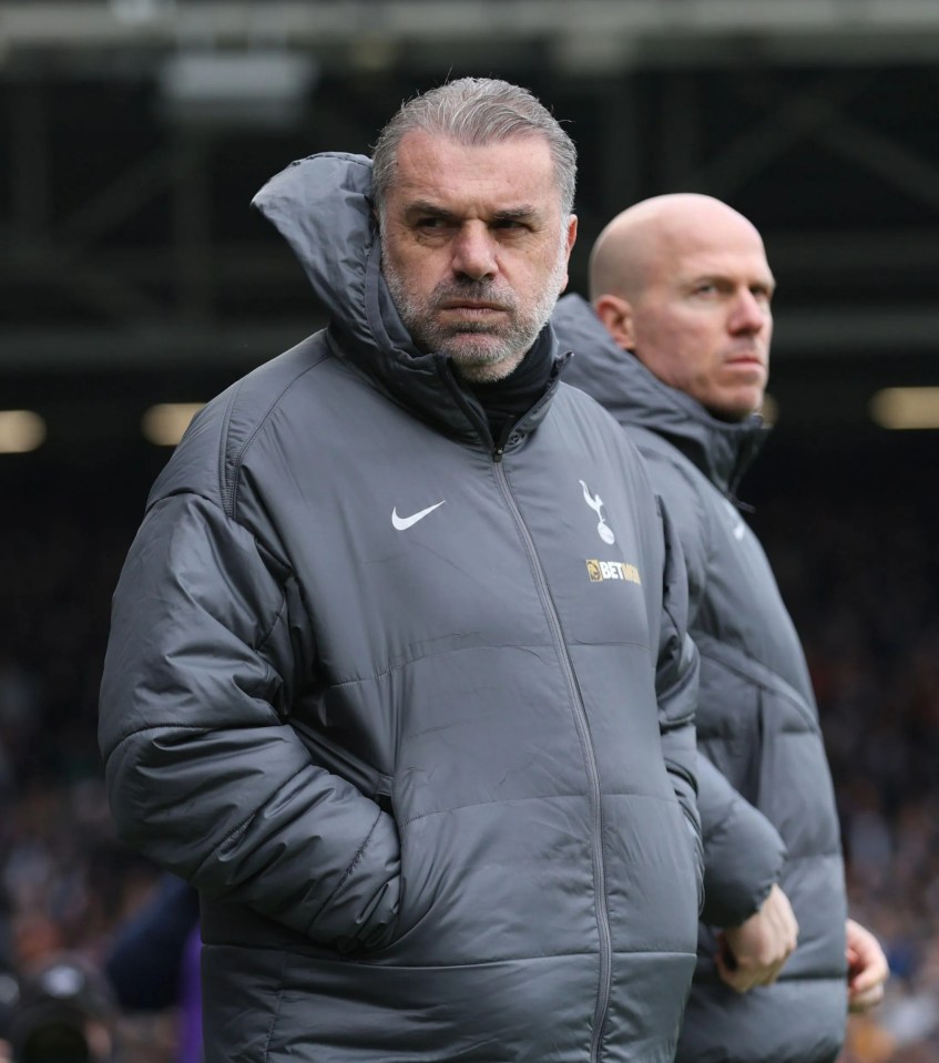 Two Premier League managers lined up to replace Ange Postecoglou as pressure grows on Tottenham boss