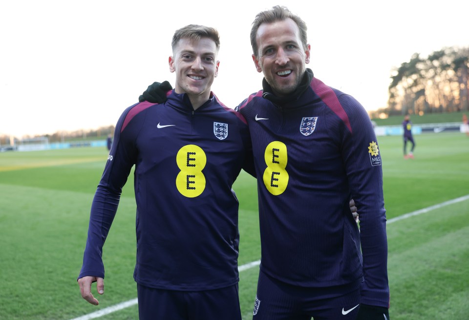 ‘Just incredible’ – Harry Kane blows Liam Delap away with what he did in first England training session