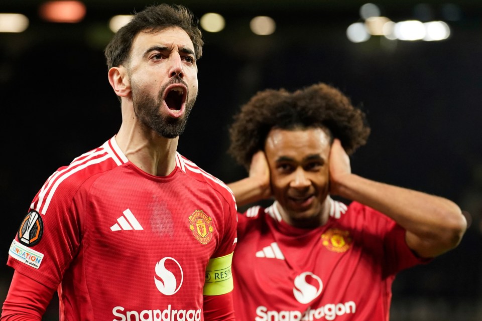 Man Utd 4 Real Sociedad 1 (agg 5-2): Bruno Fernandes scores hat-trick as United storm into Europa League quarter-final