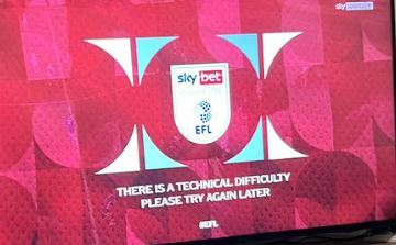 ‘Will I get money off next bill?’ – Fans fume at Sky Sports after ‘technical difficulty’ sees EFL tie left unwatchable