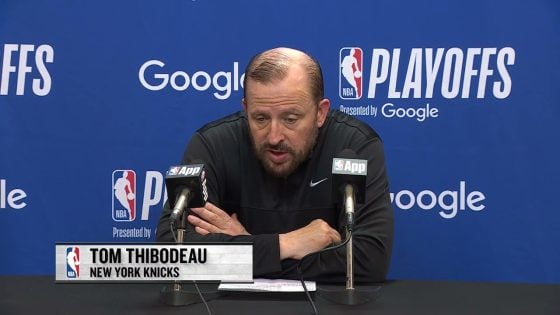 Tom Thibodeau addresses Game 3 loss