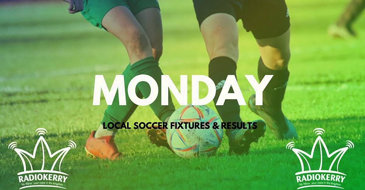 Monday local soccer fixtures & results