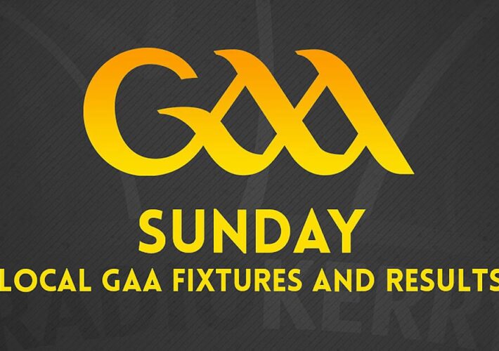 Sunday afternoon local GAA results