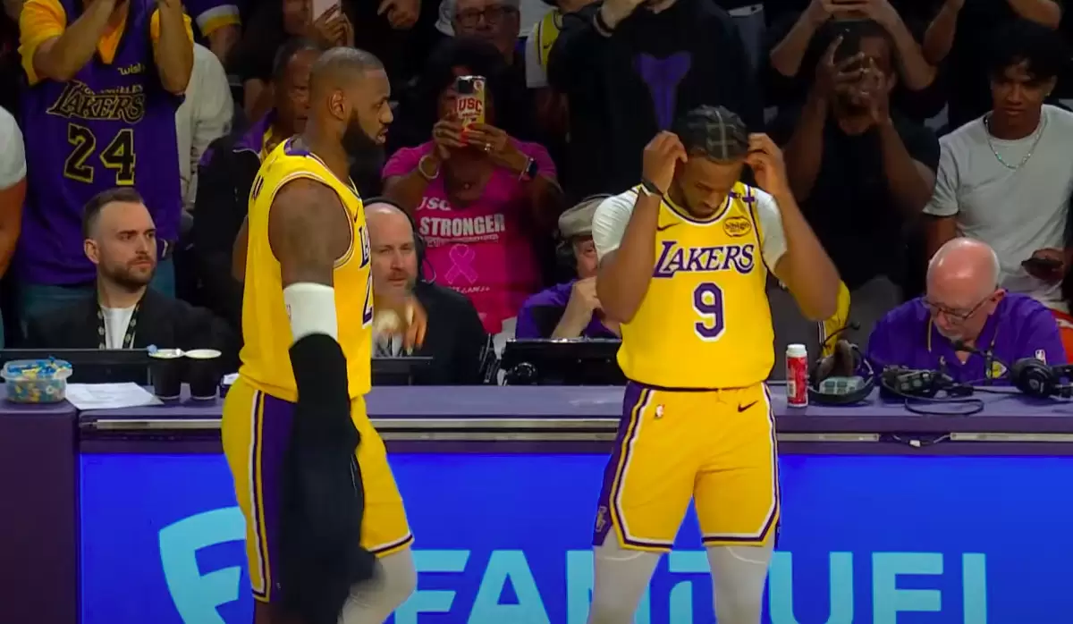 Bronny James stays focused as LeBron commits to Lakers