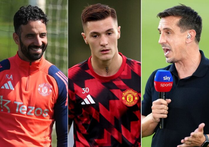 Ruben Amorim insists Benjamin Sesko will succeed despite Gary Neville criticism