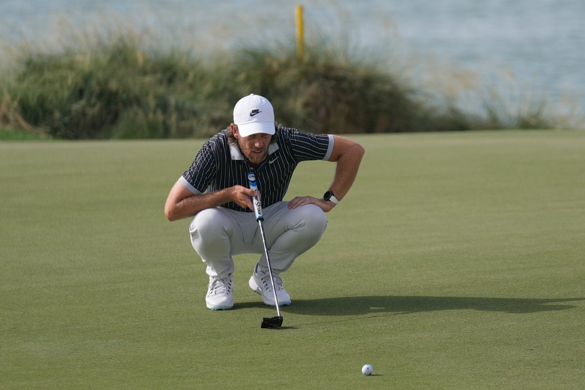Tommy Fleetwood and Aaron Rai have two-shot halfway lead in Abu Dhabi