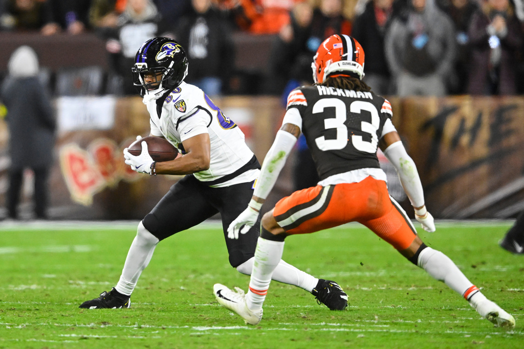 Late TD lifts Ravens to 23-16 win over Browns and spoils Shedeur Sanders’ NFL debut