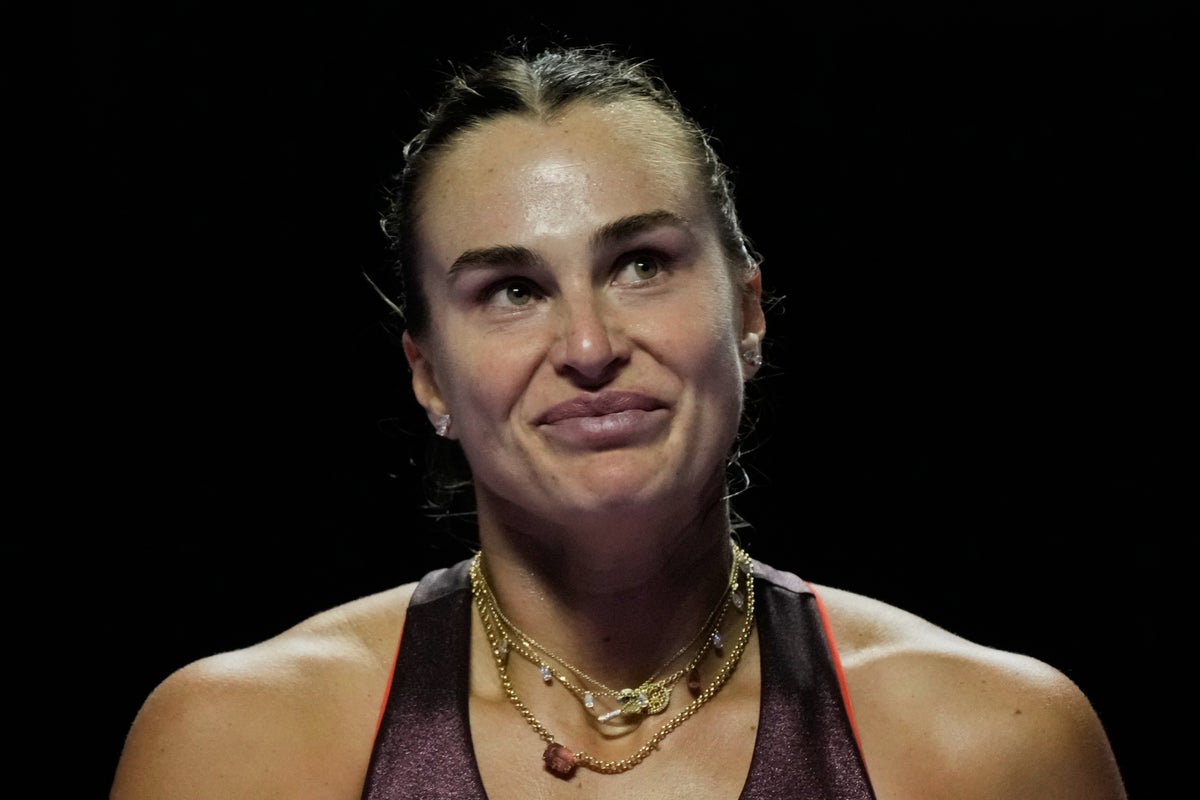 WTA Finals live: Aryna Sabalenka v Elena Rybakina latest score and updates from big-money title clash