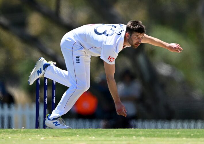 Mark Wood a doubt for Ashes opener after injuring hamstring during warm-up game