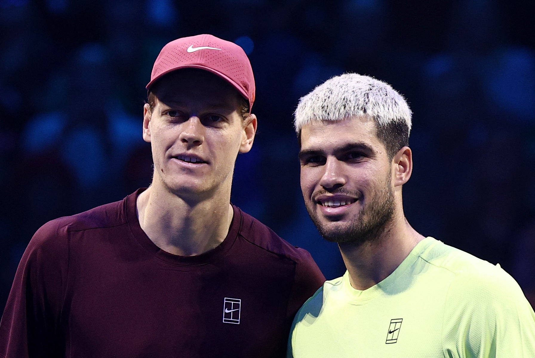 Alcaraz v Sinner live: ATP Finals latest score as Alcaraz calls timeout after long delay in Turin