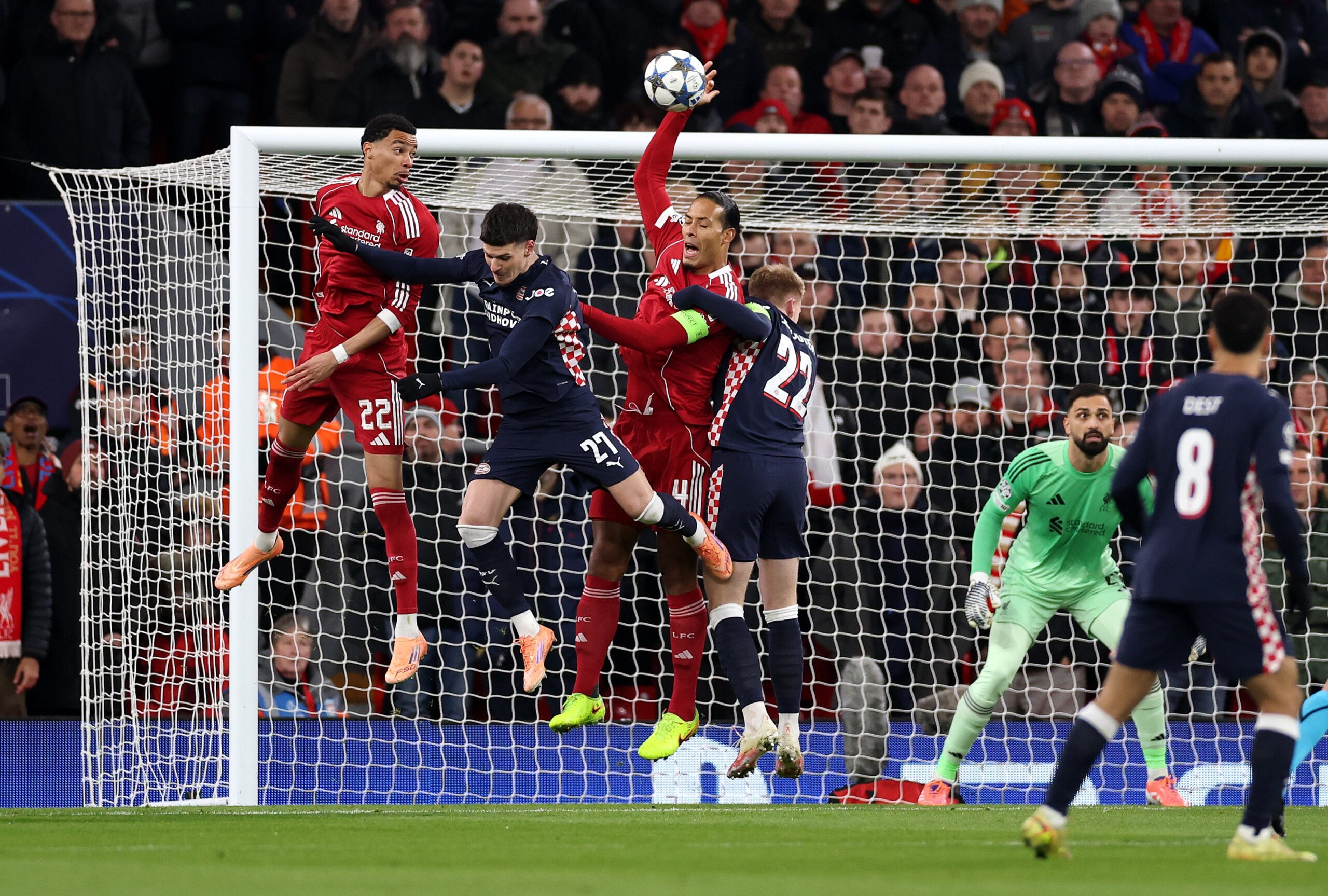 Liverpool ‘past being angry’ as Arne Slot fights for his future after humiliating Champions League defeat