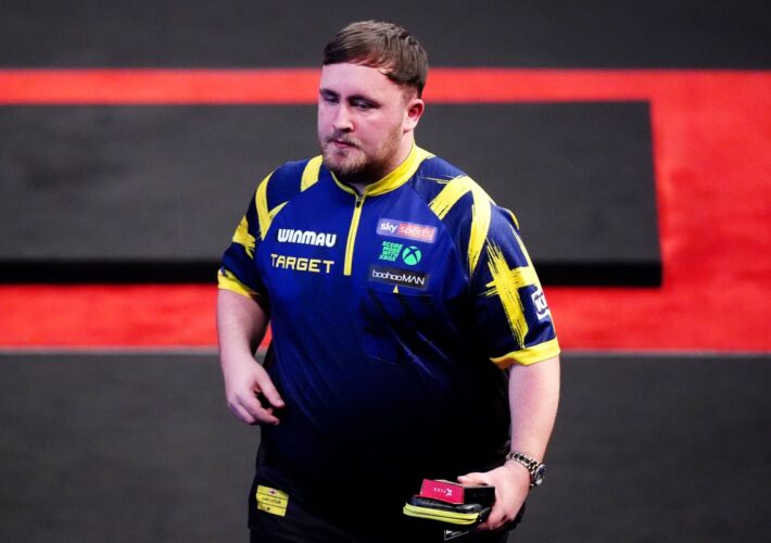 Luke Littler survives huge scare to progress at World Masters