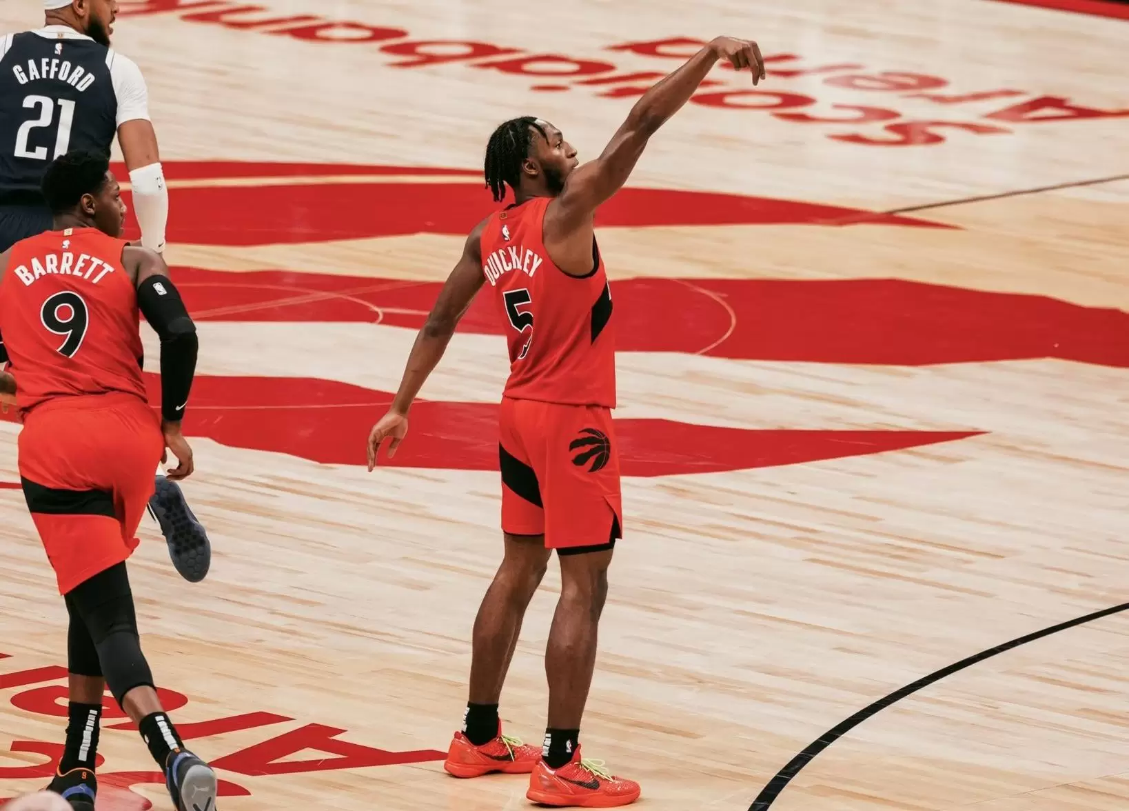 Raptors past NBA-leading Thunder 103-101 to earn 4th straight win