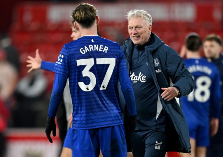 Everton tie down James Garner to new long-term contract amid risk of losing him for free