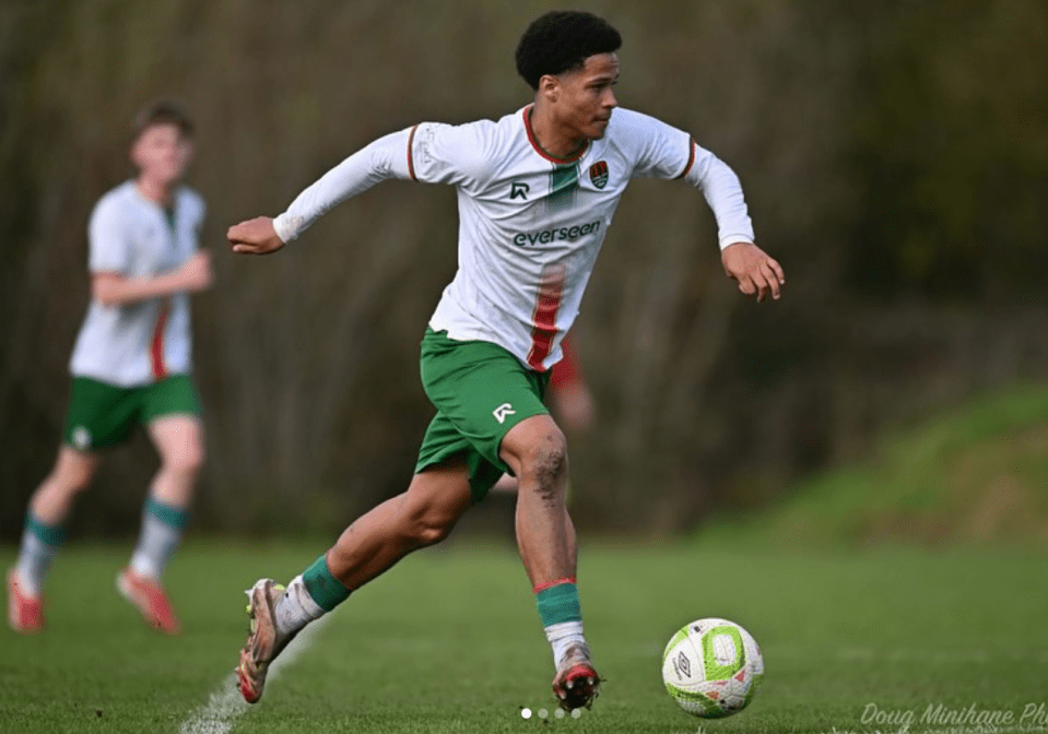 Man United take 16-year-old Irish starlet Ike Manjor on trial in bid to beat Premier League rivals to his signature