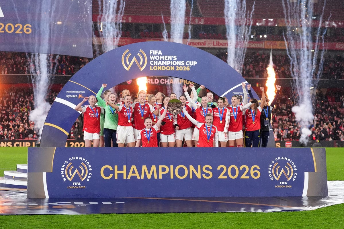 Arsenal eke past Corinthians in extra time to win inaugural Women’s Champions Cup