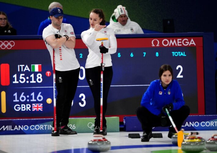 Bruce Mouat and Jen Dodds give themselves crucial advantage in curling play-offs at 2026 Winter Olympics