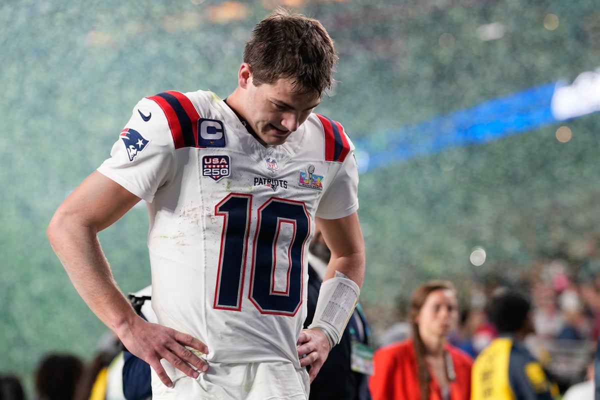 Patriots quarterback Drake Maye gives injury update after needing injection to play in Super Bowl loss
