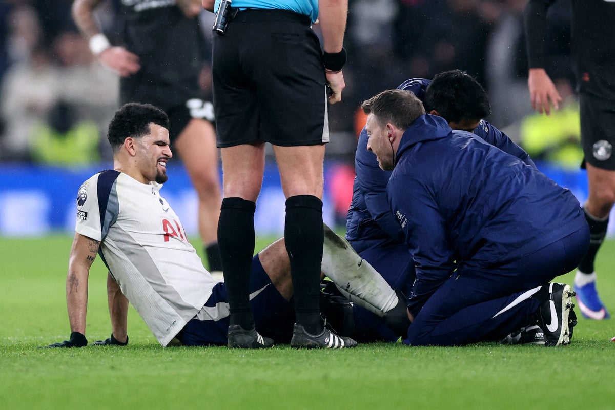 Dominic Solanke allays fears of serious injury after limping off late into Man City draw