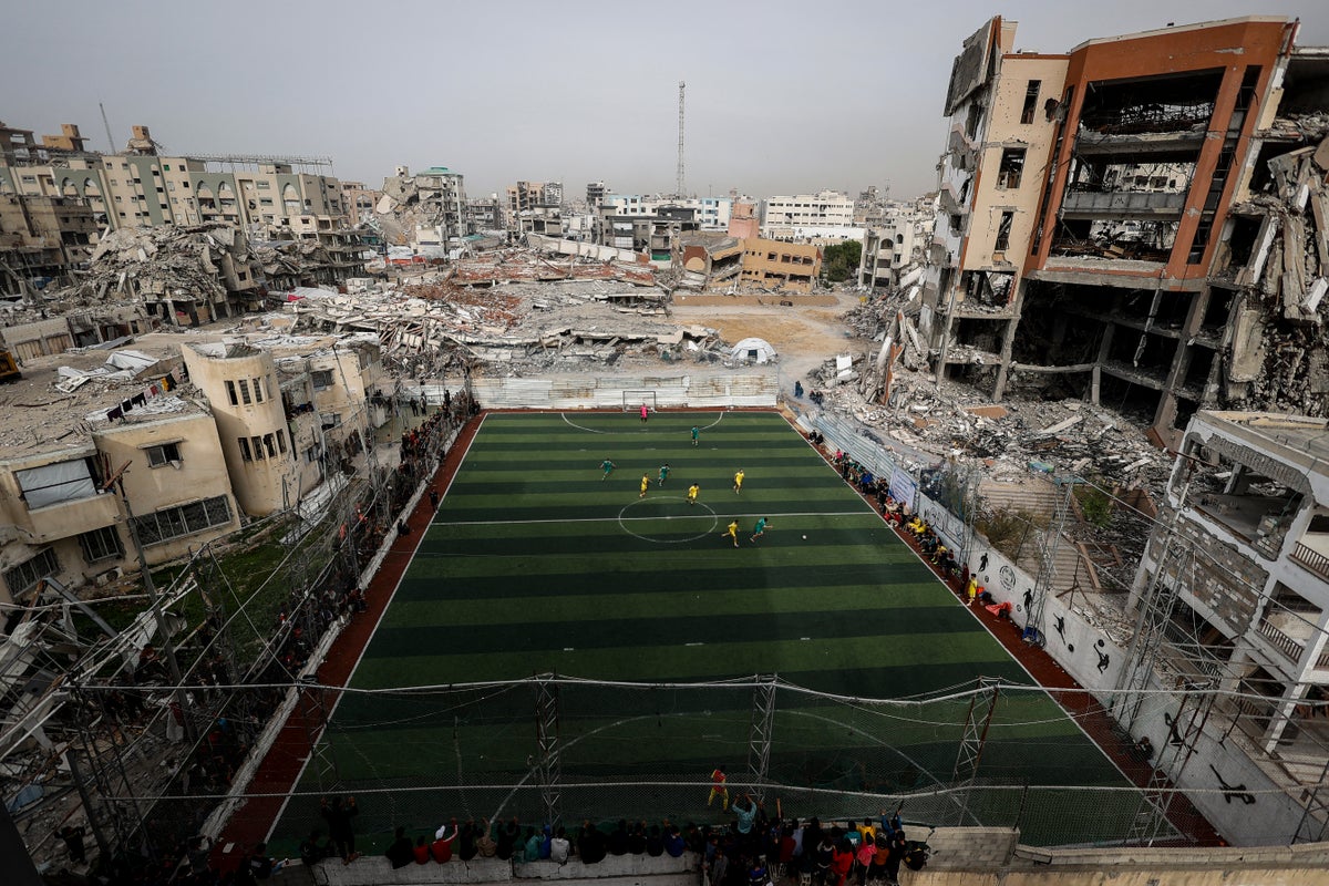 Football return brings ‘joy’ to people of Gaza amid devastating war