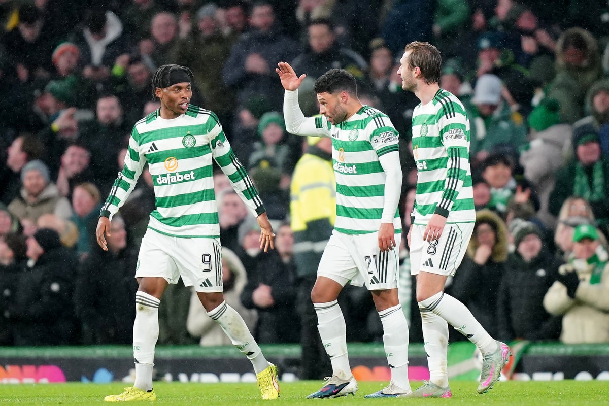 Alex Oxlade-Chamberlain makes instant Celtic impact as Rangers drop points in title race