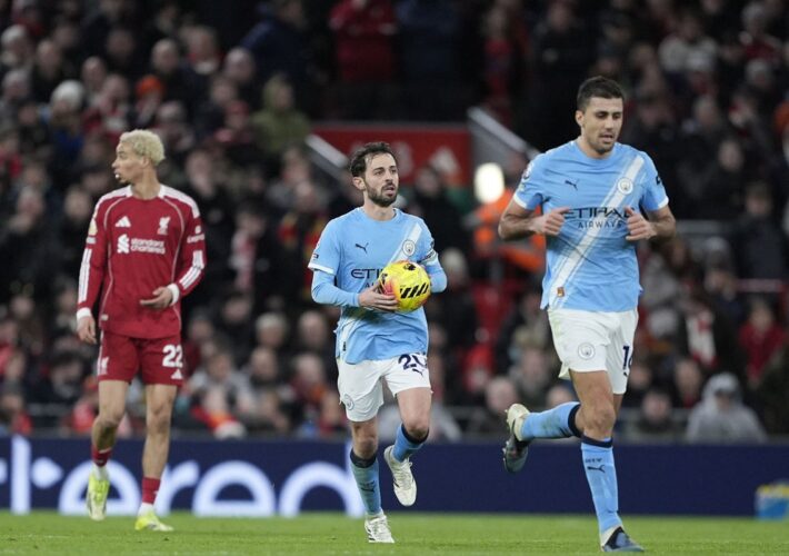 Bernardo Silva feared title race was over before Man City comeback at Liverpool