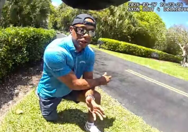 All of a sudden… boom – Tiger Woods describes car crash in bodycam footage