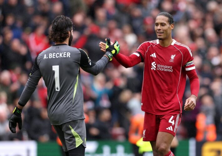 Virgil Van Dijk urges Liverpool to tie down ‘best goalkeeper in the world’ Alisson