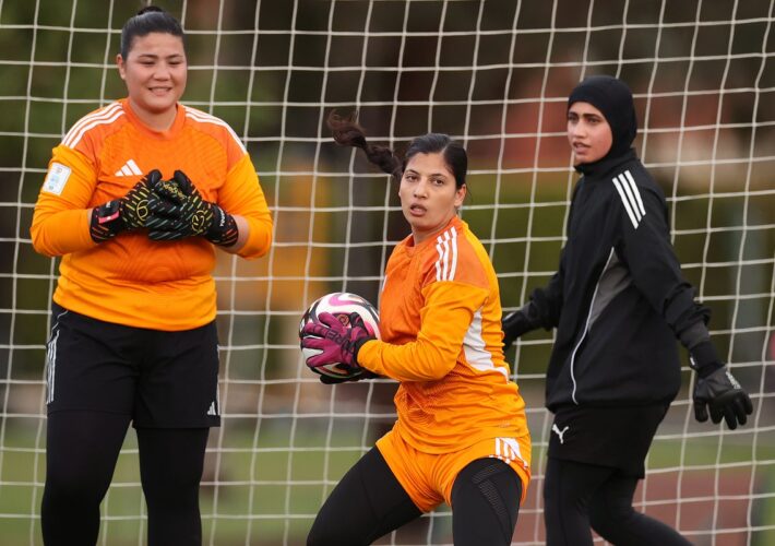Afghan refugee women to compete as official national team as Fifa bypasses Taliban