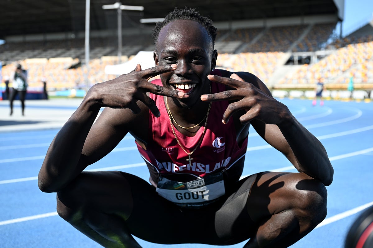 Gout Gout powers to Australian junior 100m title but fails to break sub-10 barrier