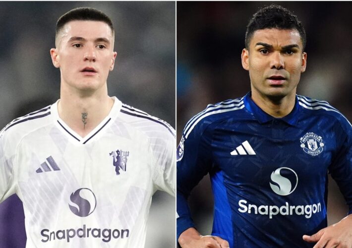 Casemiro is ‘a working machine’, says Manchester United team-mate Benjamin Sesko