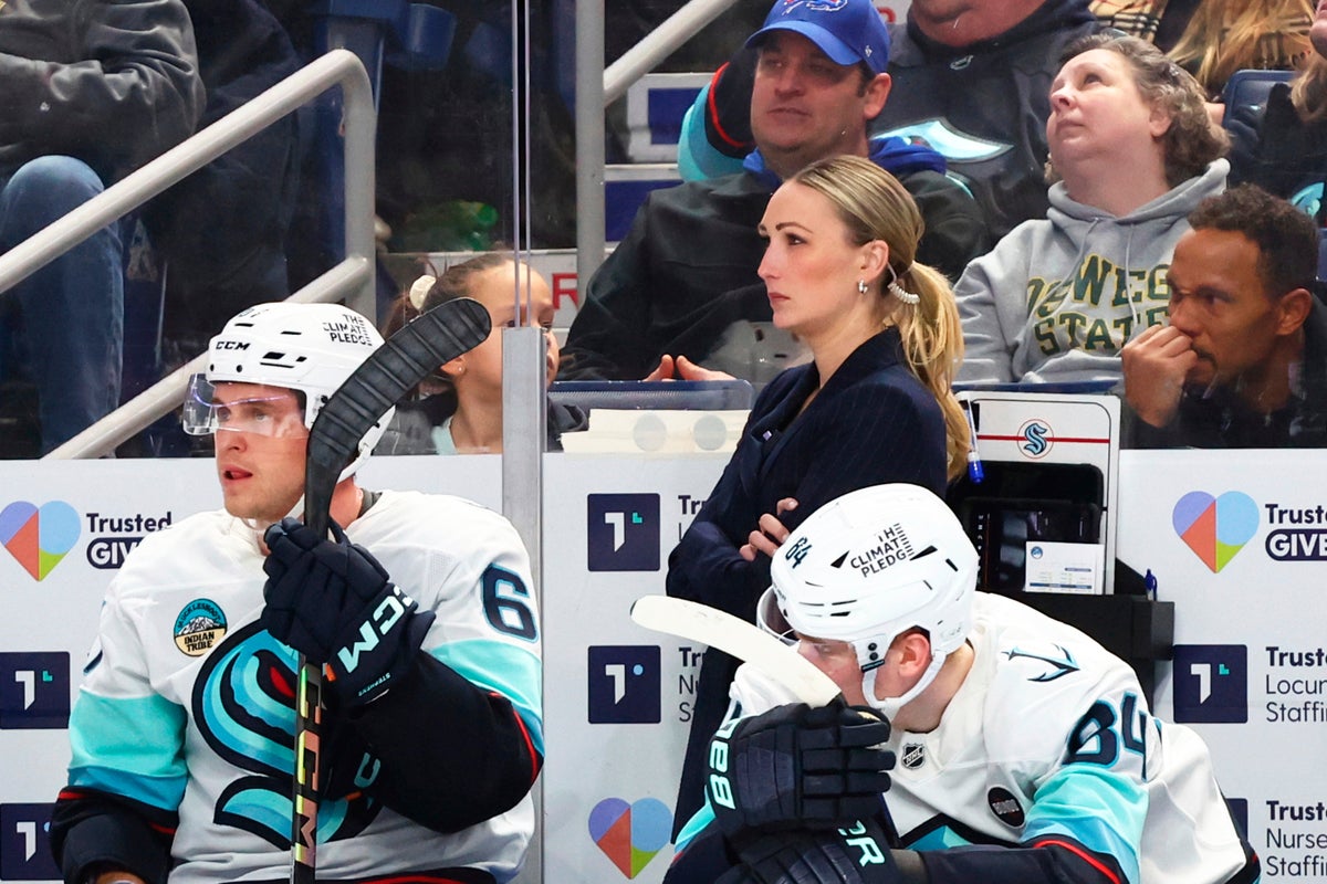 Seattle Kraken assistant coach Jessica Campbell parts ways with team after historic NHL debut
