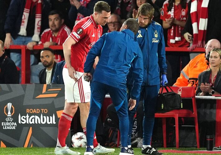 Mixed injury news for Nottingham Forest after Europa League victory