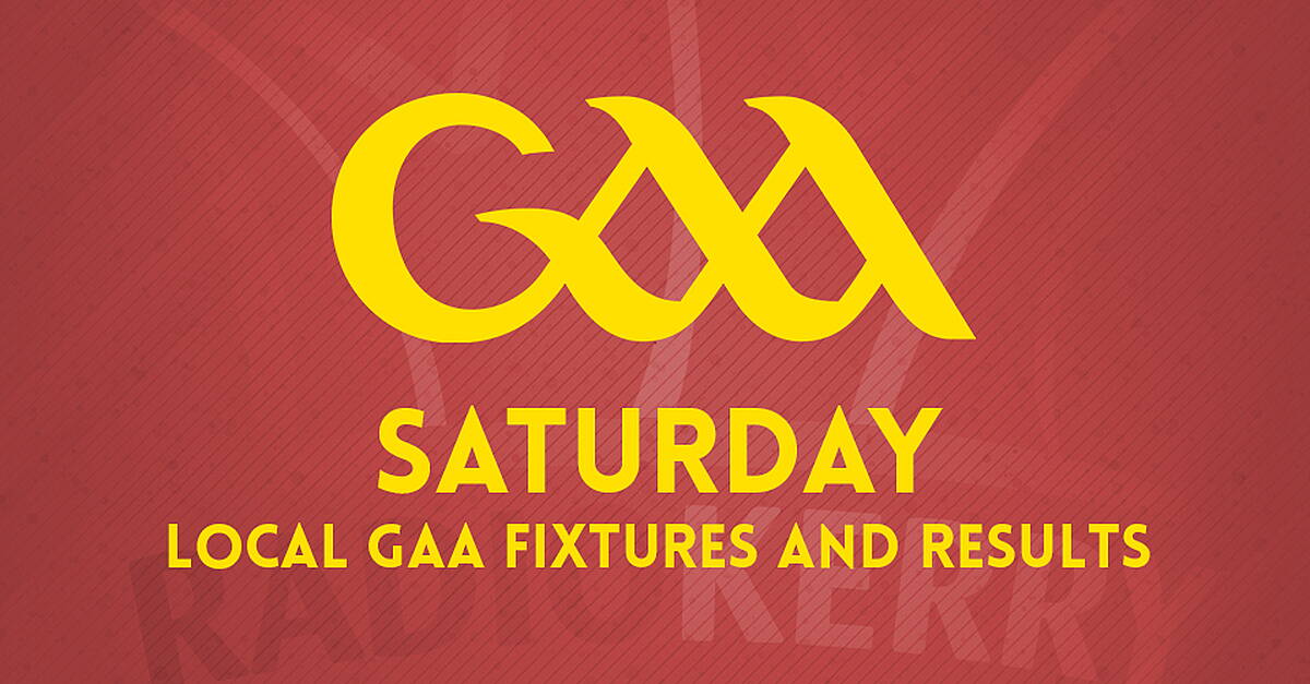 Saturday local GAA results