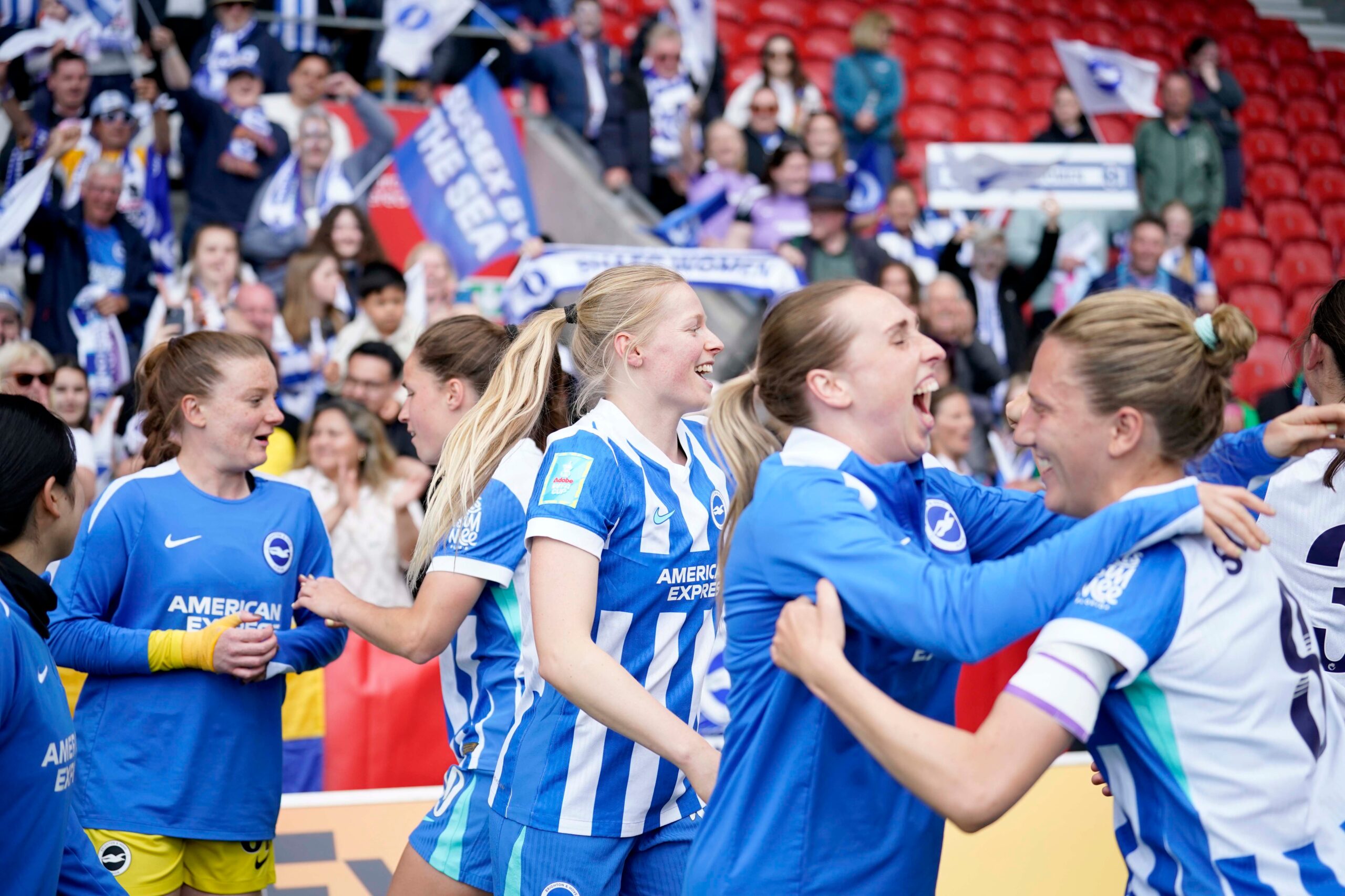 Brighton produce thrilling comeback against Liverpool to reach first ever Women’s FA Cup final