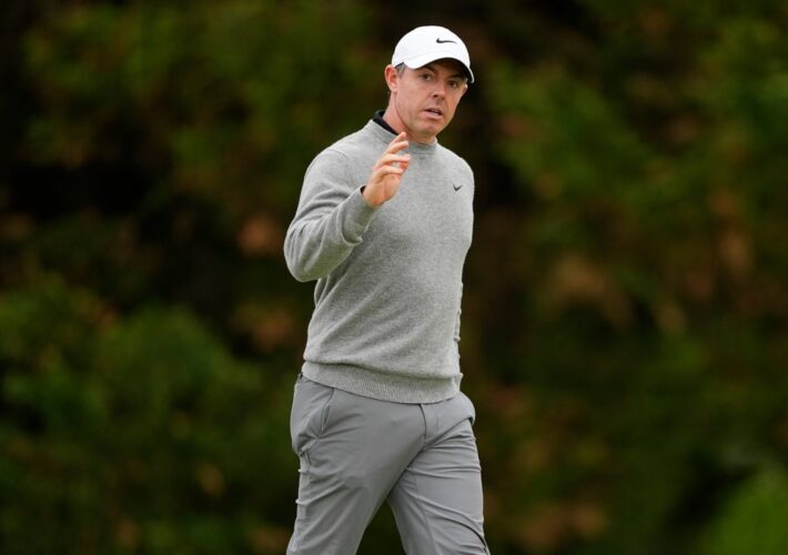 Rory McIlroy ‘right in the tournament’ after tough start to US PGA Championship