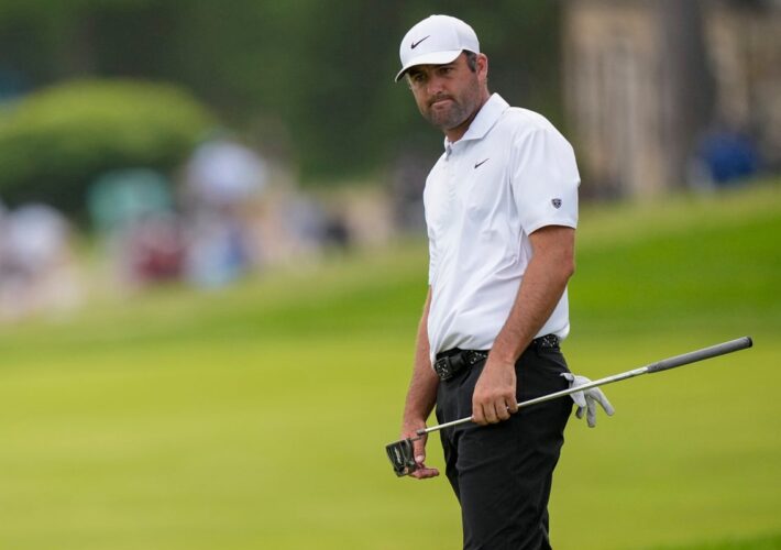 Scottie Scheffler fires early blow as big names chase shock leader Alex Smalley