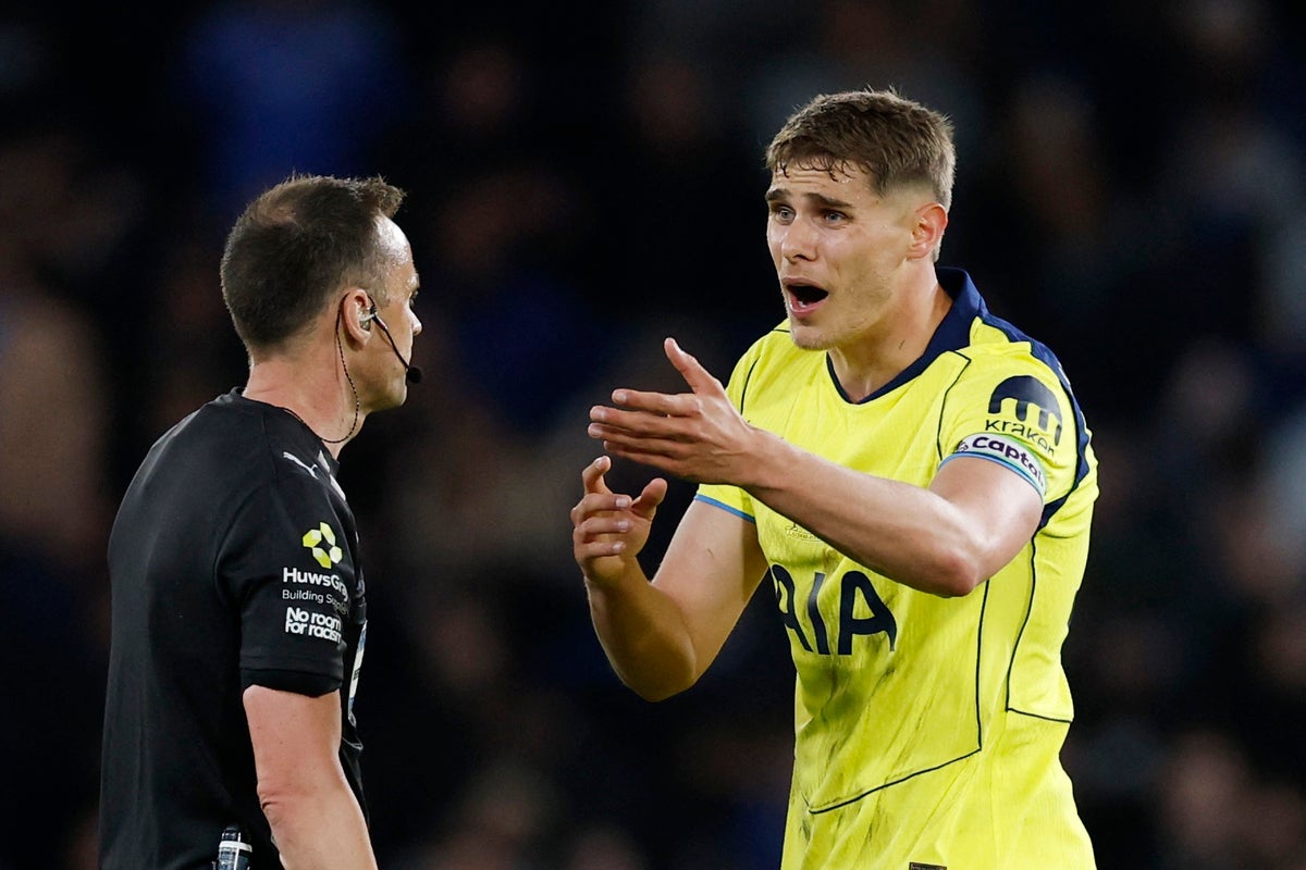 Why were Tottenham not given a penalty against Chelsea after Marc Cucurella incident?