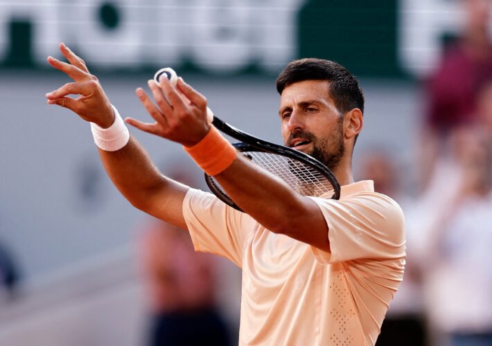 ‘Relieved’ Djokovic battles past heat and spirited Royer to reach French Open third round – live reaction