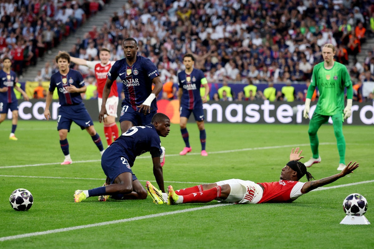 Mikel Arteta claims Arsenal ‘could easily’ have had penalty in Champions League final loss