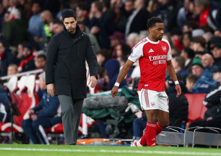 Arsenal offered Jurrien Timber hope amid right-back injury crisis