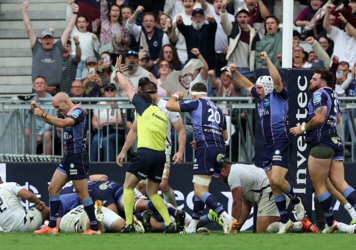 Bordeaux Begles hold off battling Bath to set up Champions Cup final against Leinster