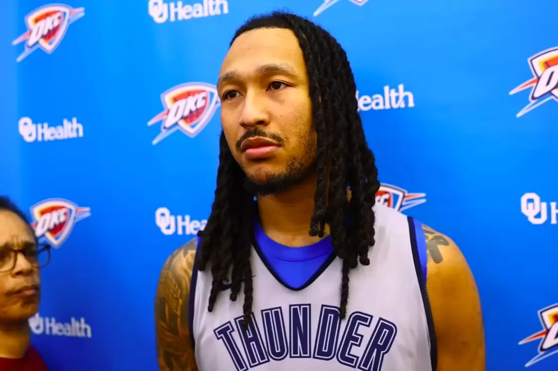 Jaylin Williams on Thunder plan vs Spurs in Game 1