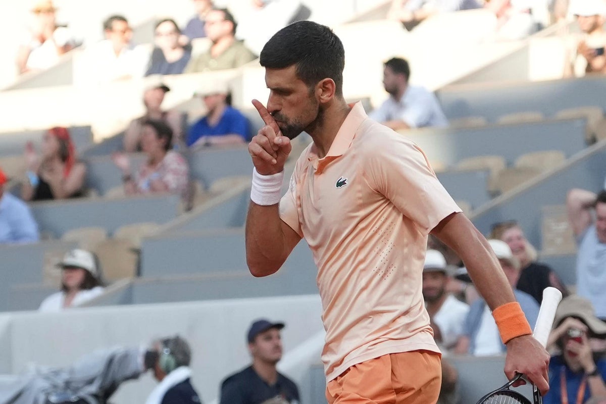 Novak Djokovic jeered during battling victory over home hopeful Valentin Royer