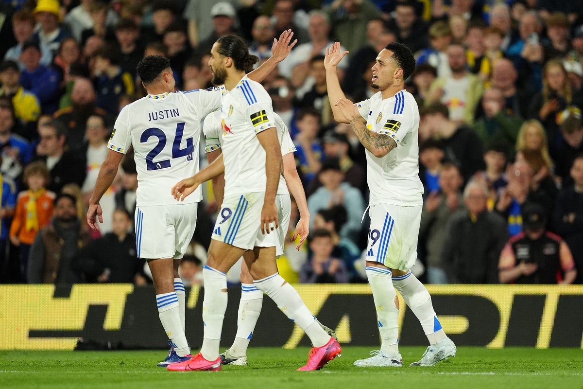 Leeds on verge of survival after comfortable win over Burnley