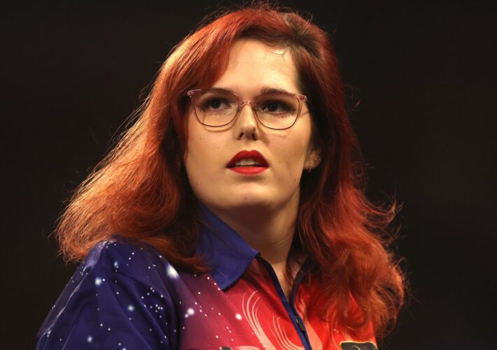 Transgender darts player Noa-Lynn van Leuven says ban from women’s events brings back childhood trauma
