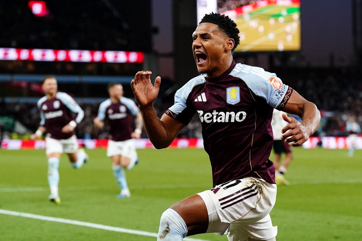 Ollie Watkins double helps Aston Villa book Champions League spot