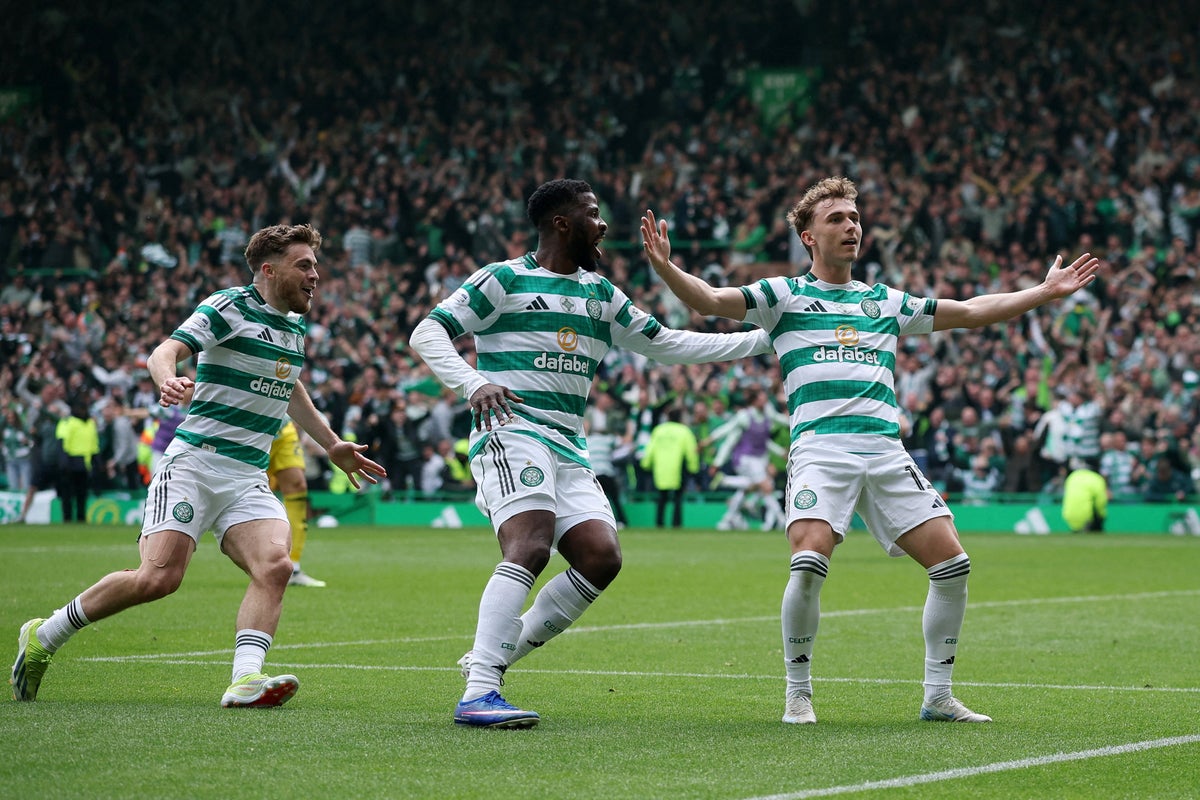 Hearts broken as Celtic snatch late glory in chaotic Premiership finale
